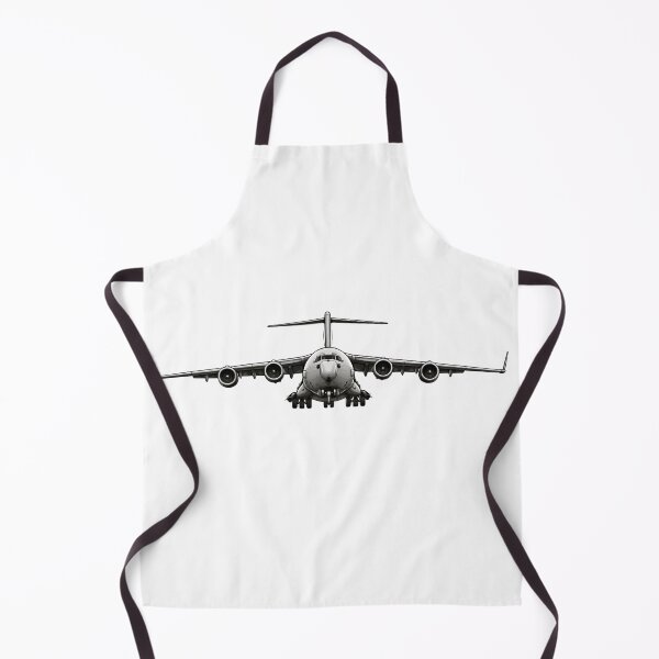 Item preview, C-17 Globemaster III Front View Transport Aircraft Illustration designed and sold by Combat Skies.