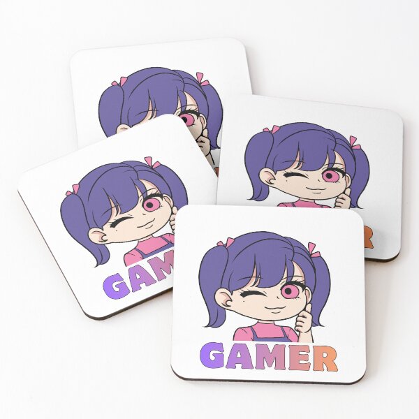 Item preview, Chibi Gamer – Cute Winking Girl designed and sold by Rasheedaholik.