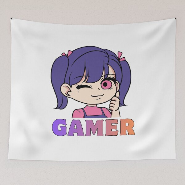 Item preview, Chibi Gamer – Cute Winking Girl designed and sold by Rasheedaholik.