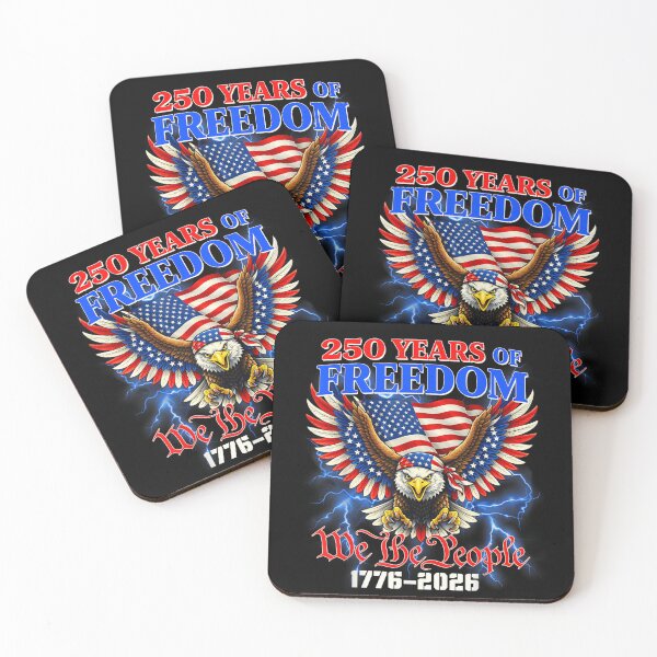 Item preview, Patriotic American Eagle 250 Years of Freedom 1776 to 2026 Anniversary designed and sold by RenettaFunky.