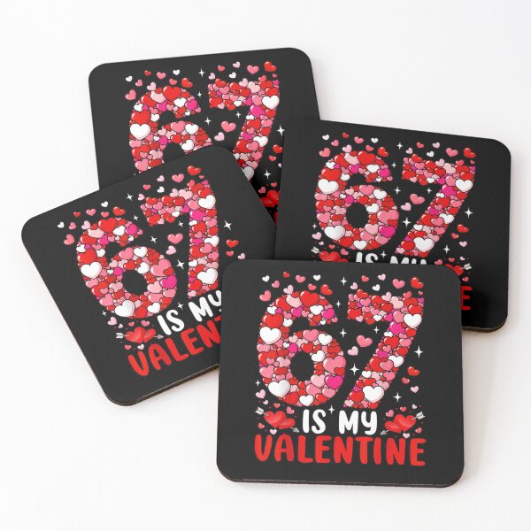 Item preview, 67 Valentines Day Meme Six Seven Hearts Boys Girls Kids  designed and sold by Juansustait.