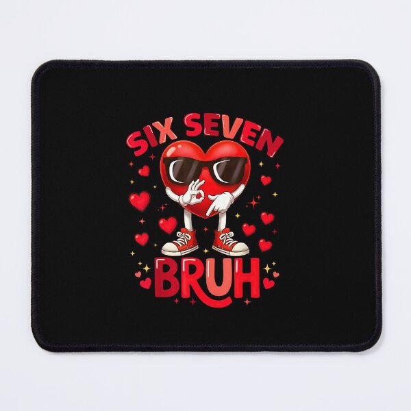 Item preview, Valentine Six Seven Bruh Cool Hearts Sunglass 67 Men Boys designed and sold by Juansustait.