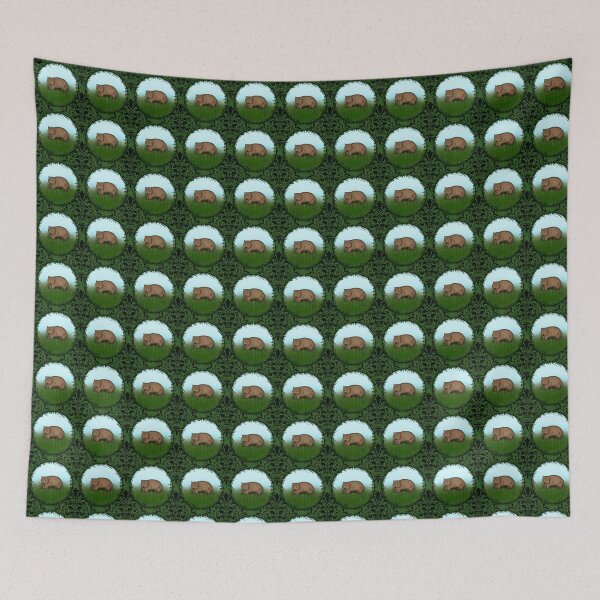Item preview, Wombat in Green designed and sold by MegBailes.