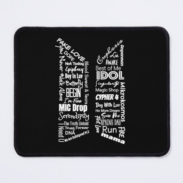 Item preview, Bts Song Titles designed and sold by RazApparel.