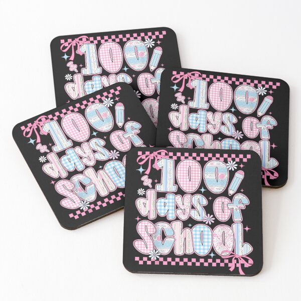 Item preview, Girly Floral Coquette Aesthetic One Hundred Days Of School Pattern Design designed and sold by RannaHile.