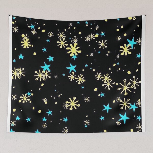 Item preview, Copy of Luxury Gold Brush Stripes and Stars - Aesthetic Black & Gold Pattern designed and sold by T-I-D-E.