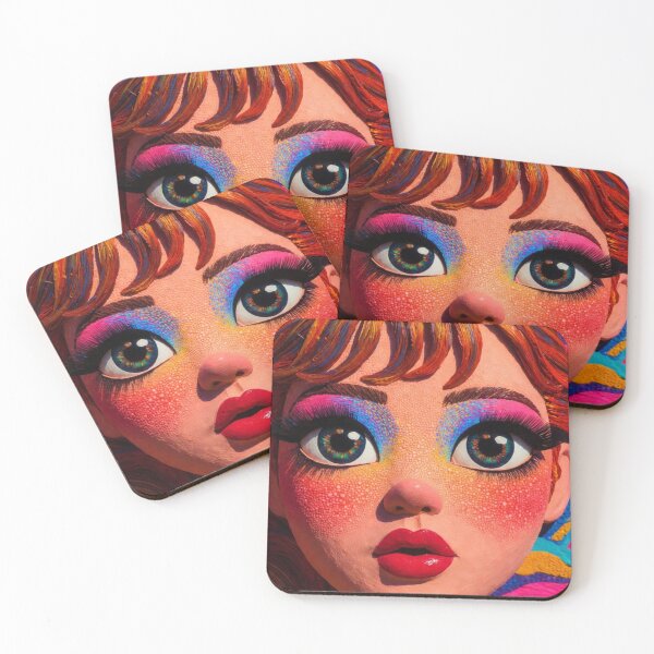 Item preview, Vibrant Pop Art Animated Portrait Close-Up designed and sold by ChinzorigBAY.