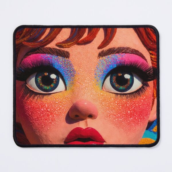 Item preview, Vibrant Pop Art Animated Portrait Close-Up designed and sold by ChinzorigBAY.