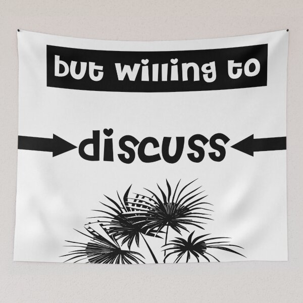 Item preview, Introverted but willing to discuss Plants designed and sold by ShuaibDesigns.