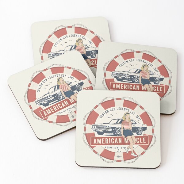 Item preview, Custom Car Legends - Retro Pin-up & American Muscle designed and sold by Jchan24.