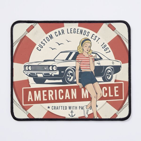 Item preview, Custom Car Legends - Retro Pin-up & American Muscle designed and sold by Jchan24.
