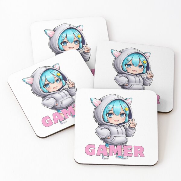 Item preview, Kawaii Gamer Girl – Chibi Gaming designed and sold by Rasheedaholik.