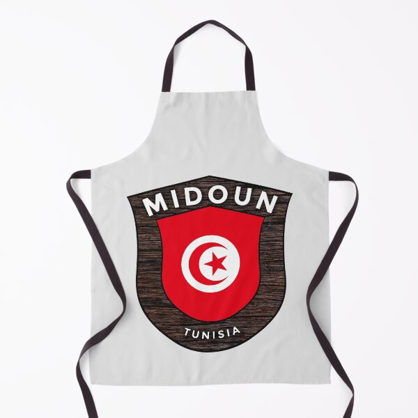 Item preview, Midoun Tunisia | Flag Shield Travel Emblem designed and sold by World Designs.