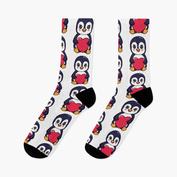 Item preview, Valentines Day Penguin  designed and sold by MarshallStickerX.
