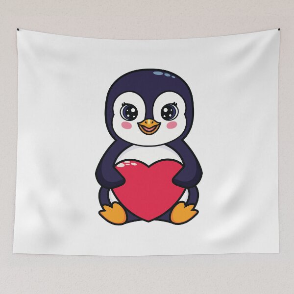Item preview, Valentines Day Penguin  designed and sold by Marshallamoakohene.