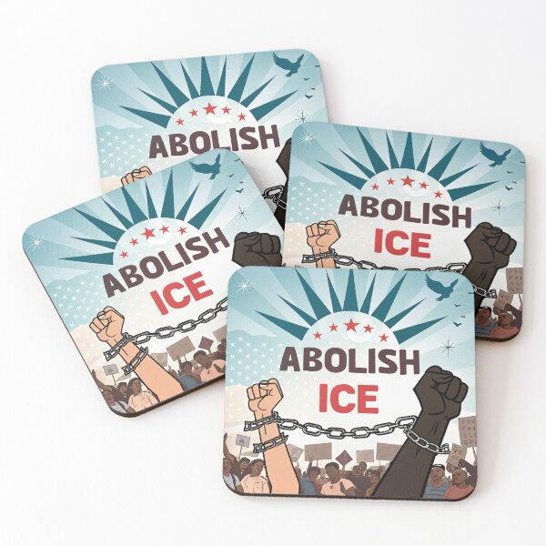 Item preview, ABOLISH ICE Protest Graphic – Human Rights Activism Design designed and sold by TJprint.