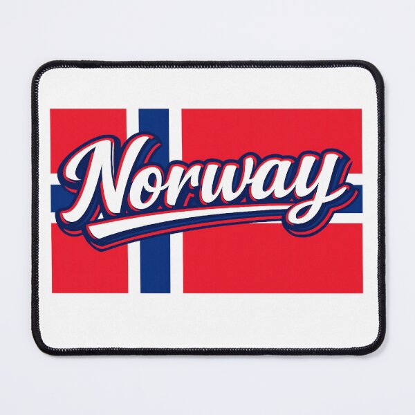 Item preview, Norway Flag Design – Norwegian Pride Minimal Typography Art designed and sold by GarnerSupplyCo.