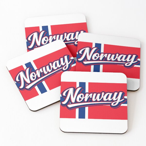 Item preview, Norway Flag Design – Norwegian Pride Minimal Typography Art designed and sold by GarnerSupplyCo.