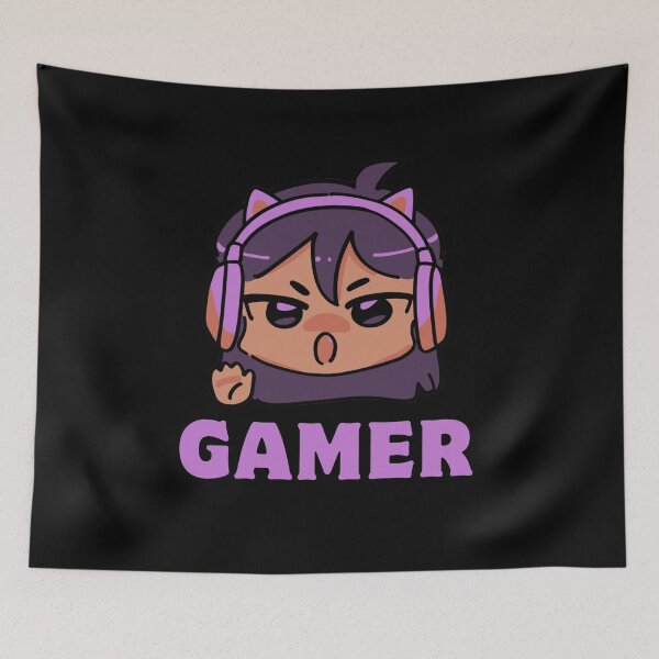 Item preview, Cute Angry Gamer Girl – Chibi Gaming designed and sold by Rasheedaholik.