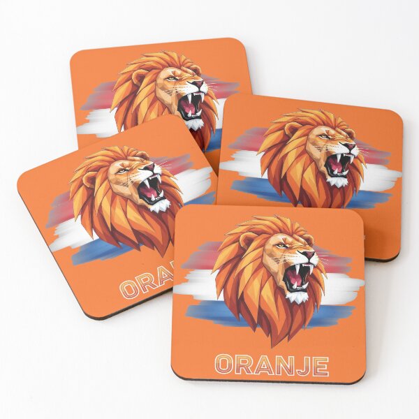Item preview, Netherlands Soccer Geometric Lion designed and sold by Majorprint.