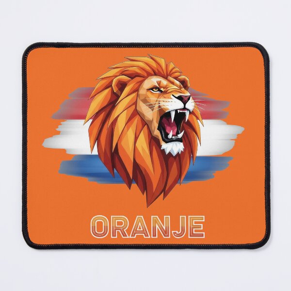 Item preview, Netherlands Soccer Geometric Lion designed and sold by Majorprint.