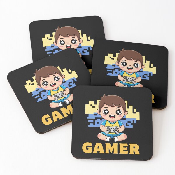 Item preview, Gamer Boy – Cute Cartoon Gaming designed and sold by Rasheedaholik.