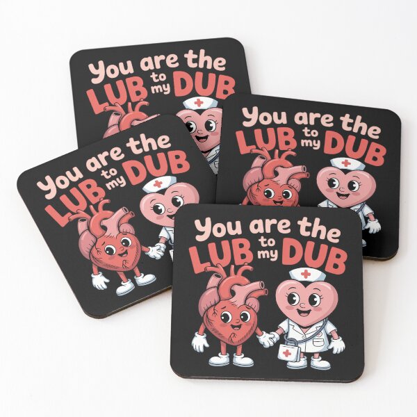 Item preview, Valentines Day Nurse Lub to My Dub Cardiac designed and sold by cosmicncozyS.