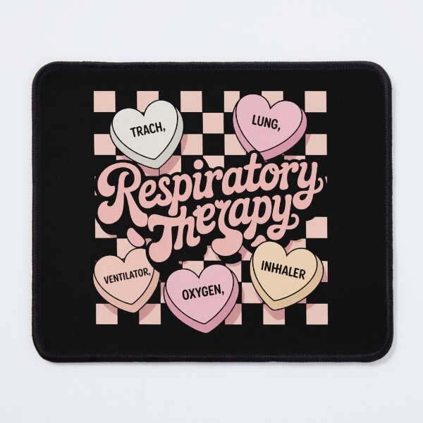 Item preview, Respiratory Therapy Candy Heart Valentine Day RT Nurse designed and sold by cosmicncozyS.