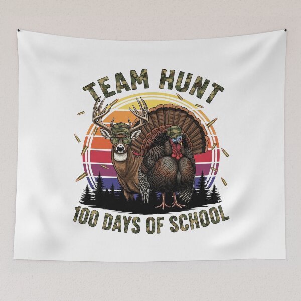 Item preview, Hunt Crew Buck Turkey 100 Days Camo Shades Squad designed and sold by JaaCreativeShop.