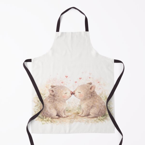 Item preview, Wombat Love – Cute Couple - Love You Forever Watercolour designed and sold by inspired-works.