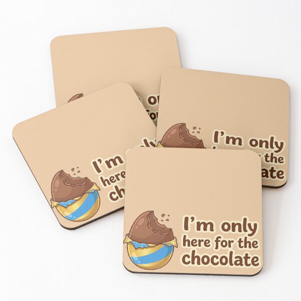 Item preview, Funny Easter Chocolate Lover - I'm Only Here For The Chocolate designed and sold by ArtsByAdriana.