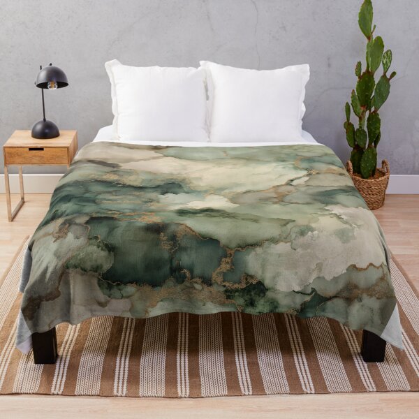Item preview, Calming abstract Earth Tones with Gold Veins designed and sold by lautir.