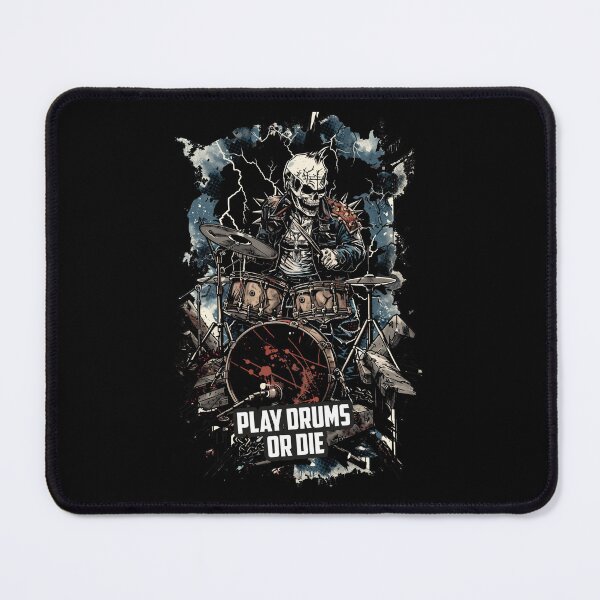Item preview, Drums, skeleton, gift, life, hobby, passion, sticks, designed and sold by Pixel4you.