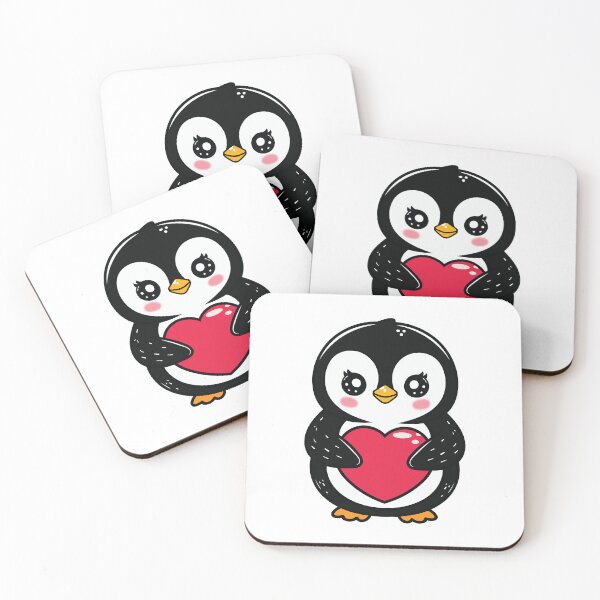 Item preview, Valentine Penguin  designed and sold by MarshallStickerX.