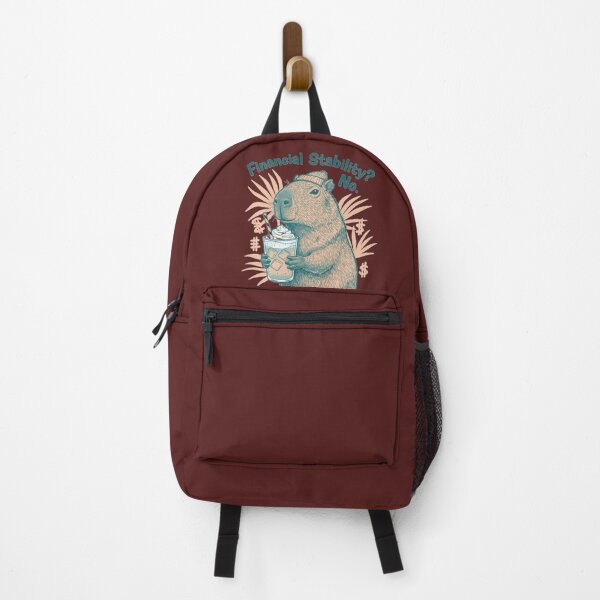Item preview,  Title Financial Stability? No. Capybara Iced Coffee designed and sold by MinimalistMint.