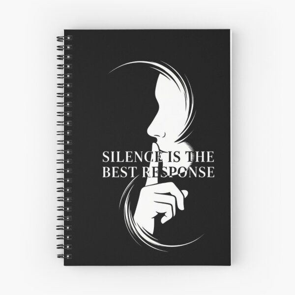 Item preview, Silence Is The Best Response Quote | Minimal Stoic Mindset Design designed and sold by SV-Creation.