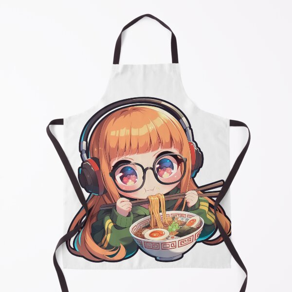Item preview, Game Futaba Sakura Persona 5 Nerdy Kawaii Ramen Time designed and sold by mildaclairmo.