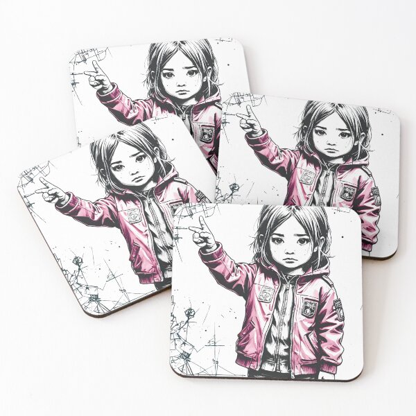 Item preview, Peace Princess Pink Streetwear Girl | Urban Anime Art Graphic Design designed and sold by SeNsArtGallery.