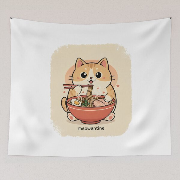 Item preview, Meowentine Cat Valentine  designed and sold by AmyLeeKawaii.