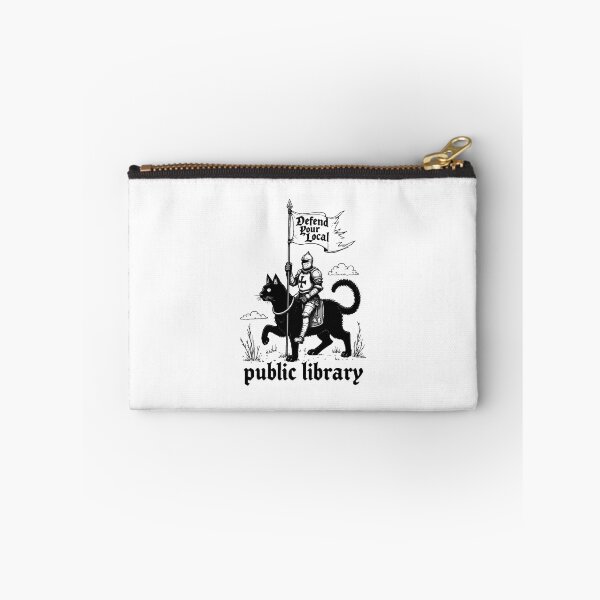 Item preview, Defend Local Public Library Cat Knight designed and sold by barrycantre11.