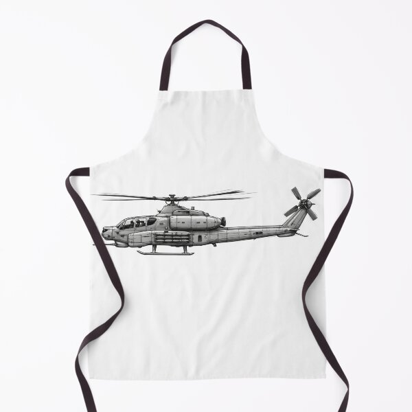 Item preview, Bell AH-1Z Viper Side View Helicopter Illustration designed and sold by Combat Skies.