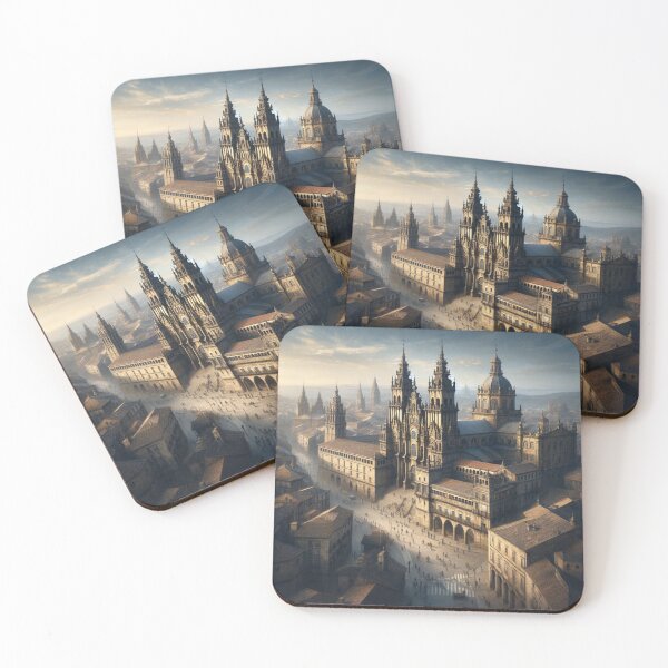 Item preview, Blue Dusk Over a Medieval City designed and sold by Sybille-Yates.