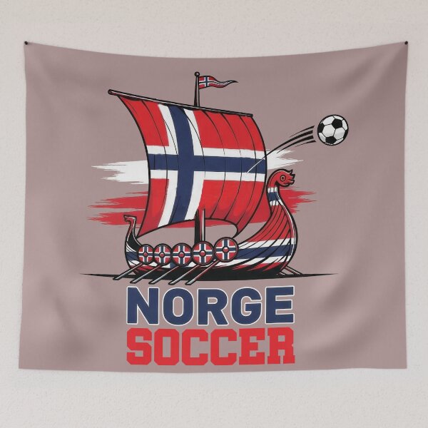 Item preview, Norway Viking Longship Soccer Tee designed and sold by Majorprint.