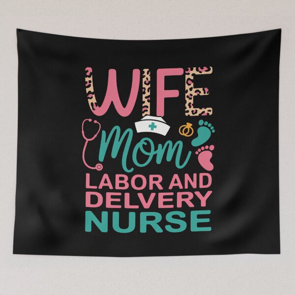 Item preview, Wife Mom Labor & Delivery Nurse - L&D Nurse designed and sold by SyncSusscess.