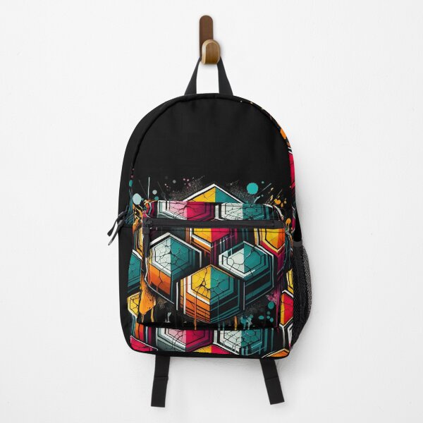 Item preview, Geometric Graffiti Hex Blocks designed and sold by Chic_Clip_Craft.