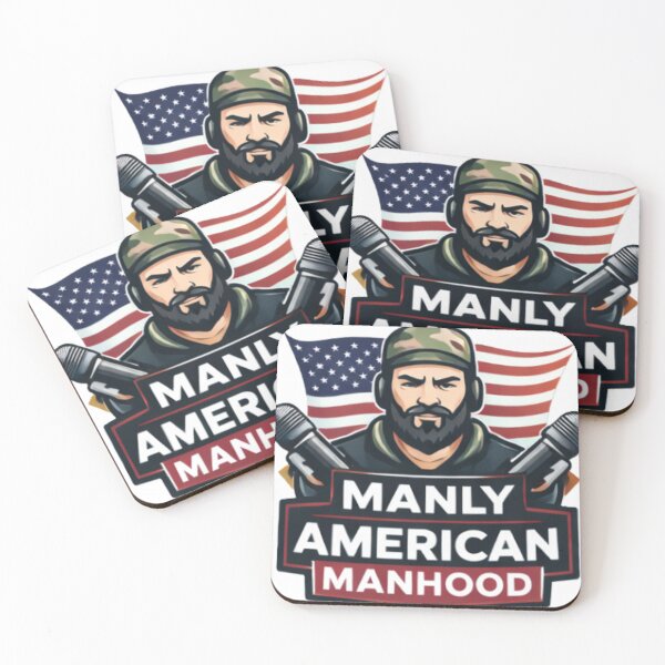 Item preview, Manly American Manhood Podcast designed and sold by It's Heritage Hoss.