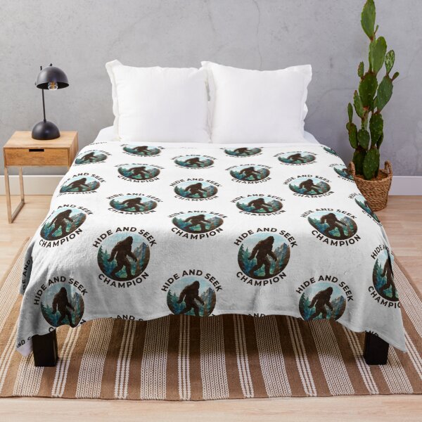 Item preview, Bigfoot Hide and Seek Champion – Funny Retro Sasquatch designed and sold by v1per4ever.