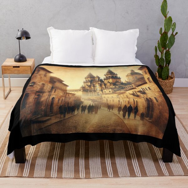 Item preview, Golden Streets in a Medieval City designed and sold by Sybille-Yates.