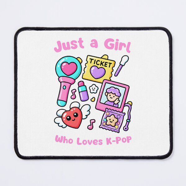 Item preview,  Funny Just A Girl Who Loves K-pop  designed and sold by AmyLeeKawaii.