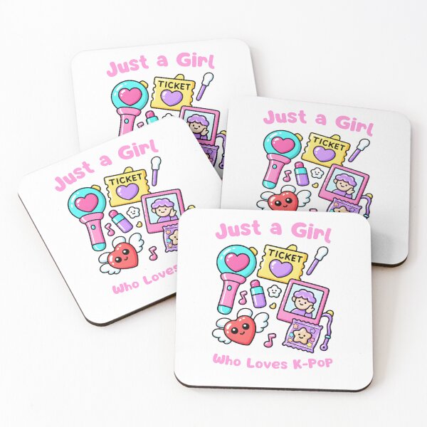 Item preview,  Funny Just A Girl Who Loves K-pop  designed and sold by AmyLeeKawaii.